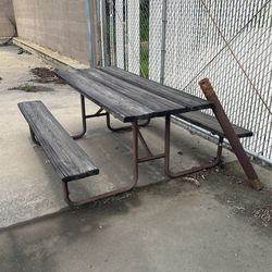 Wooden Lunch Table