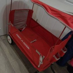 Radio Flyer 3 in 1 EZ Fold Wagon with Canopy