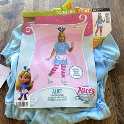 New Halloween Disney Alice’s Bakery Halloween Costume Size (3t-4t) $10