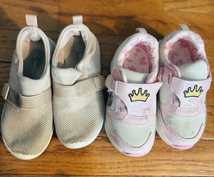 2 Pack Girl's Size 9-10 Assorted Casual & Tennis Shoes