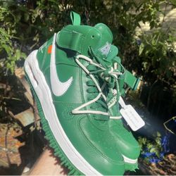 PINE GREEN/ OFF WHITE X NIKE MID 