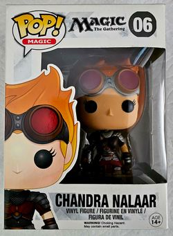 Funko Pop Magic The Gathering #06 Chandra Nalaar Vinyl Figure 4inch 2014🔥