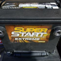 Superstart Extreme Car Truck Battery Group 75 Side Post Perfect Condition 