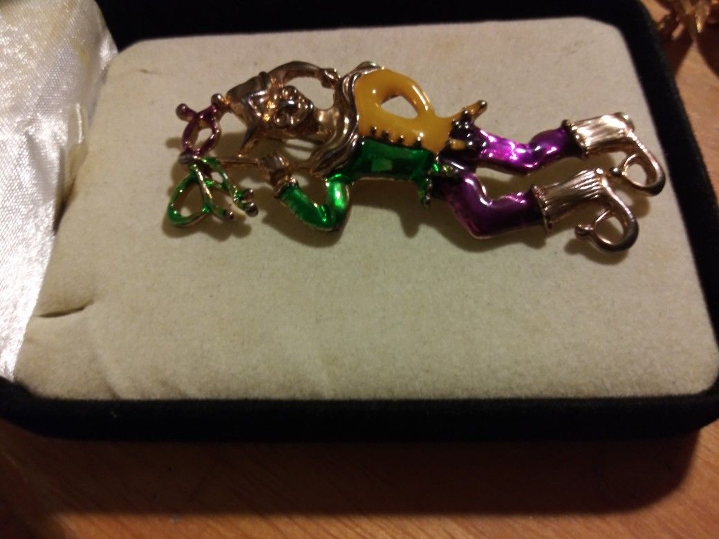 Joker Brooch