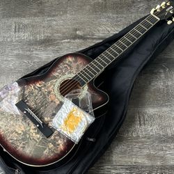 Fever Cutaway Steel-String Acoustic Guitar (Camo Finish)