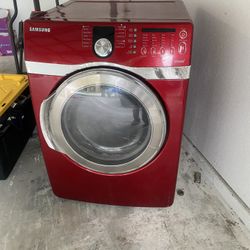 Samsung Dryer - Red
