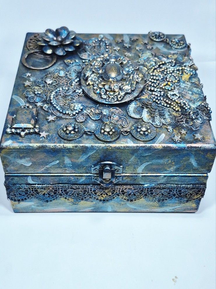 Mixed-media altered box
