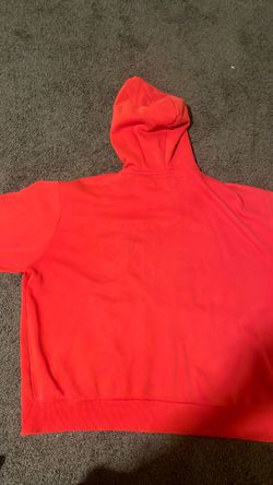 Red zip up