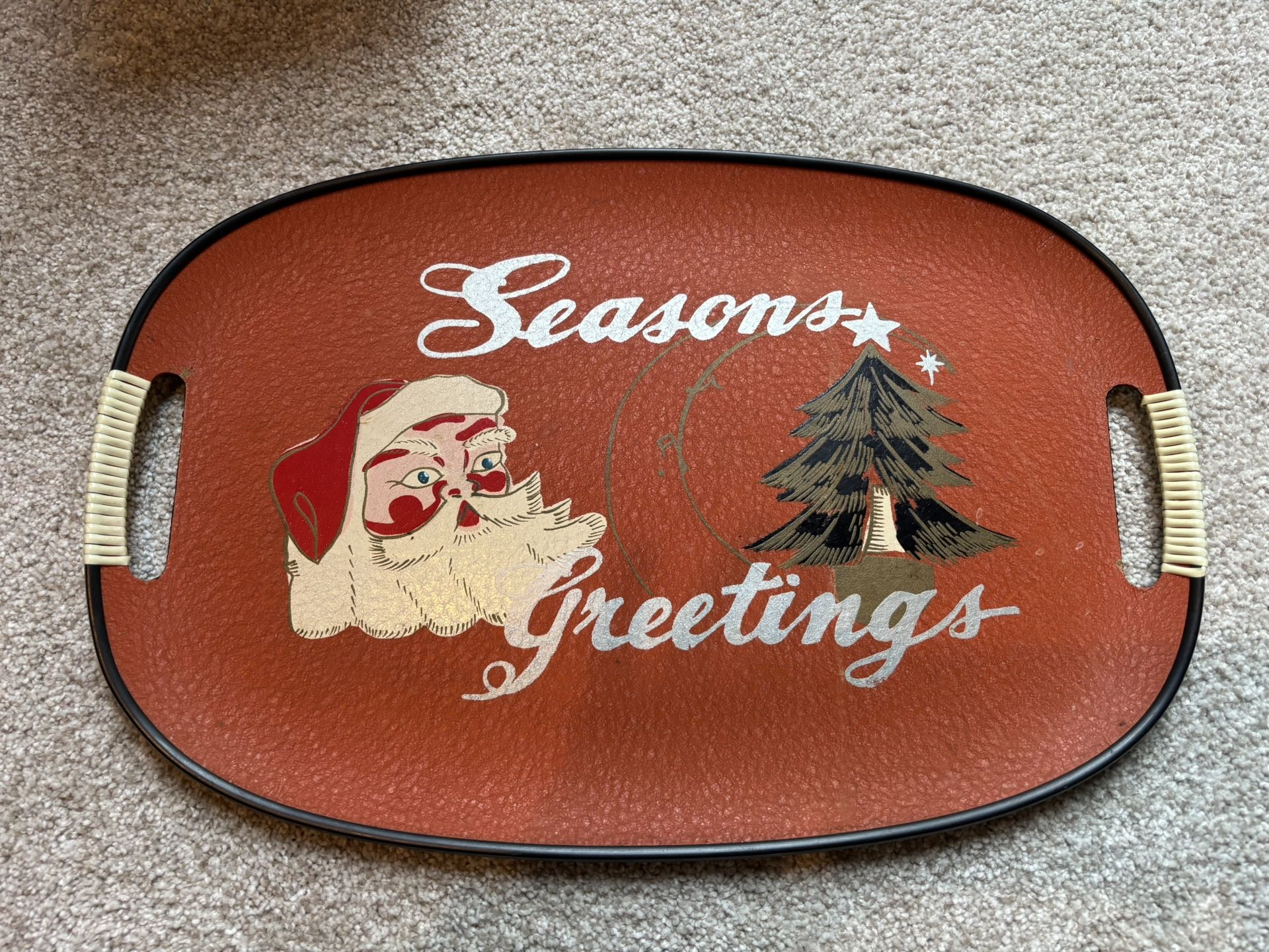 Vintage Santa Tray
