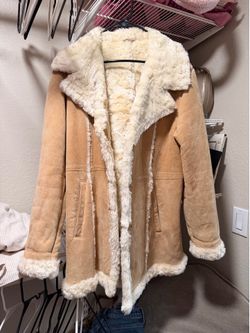 Suede y2k coat