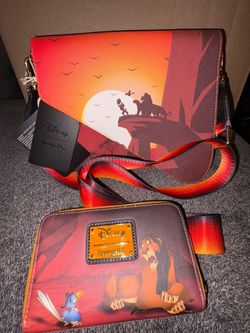Loungefly Disney Lion King Crossbody Bag and Wallet Set