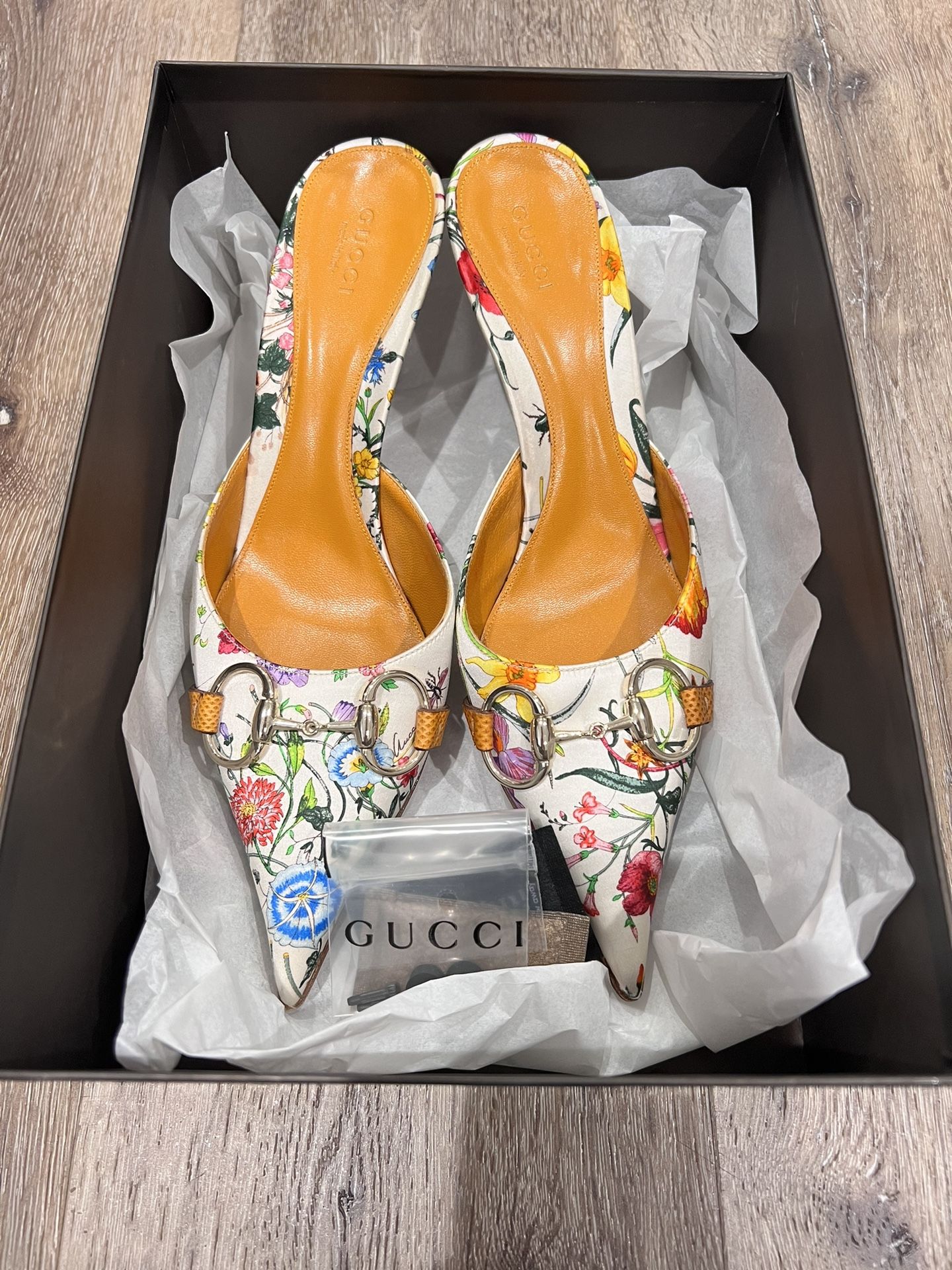 Floral Gucci Heel