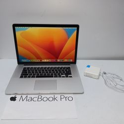 Apple MacBook Pro 15-inch Retina Display 2K i7 Quad Core Good Apple Laptop 