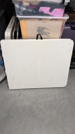Heavy Plastic folding table (3 available ) price listed is for each