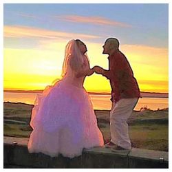 Size 16w wedding dress corset back