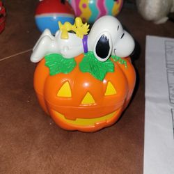 Snoopy halloween piggy bank