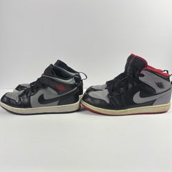 Air Jordan 1 Mid Kids Bundle (2 Pairs) Size 1Y & 3Y