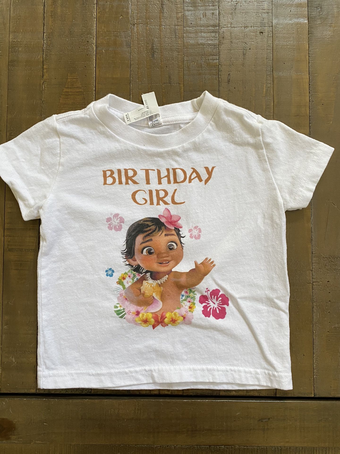 Moana birthday shirt