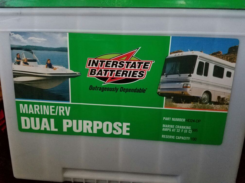 Interstate Marine/RV Dual Purpose HD24-DP Battery