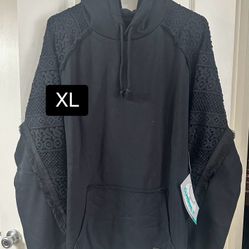 Women’s Black Hooey Hoodie Sweater XL