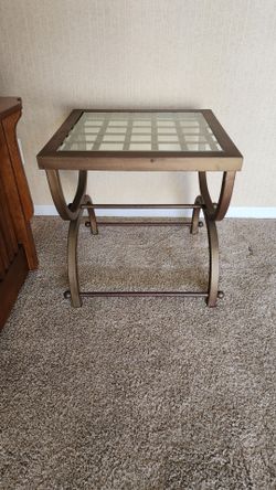 Metal End Table