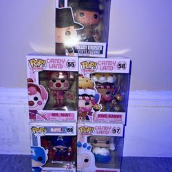 Lote de 5 Funko Pops – NUEVOS – $50