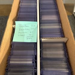 Huge Sports Card lot - (139) baseball, (104) basketball, (85) football, (71) other - All in great condition
