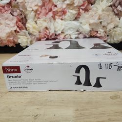 Pfister
Bruxie 8 in. Adjustable Widespread Double Handle Bathroom Faucet with Drain Kit Included in Spot Defense Matte Black