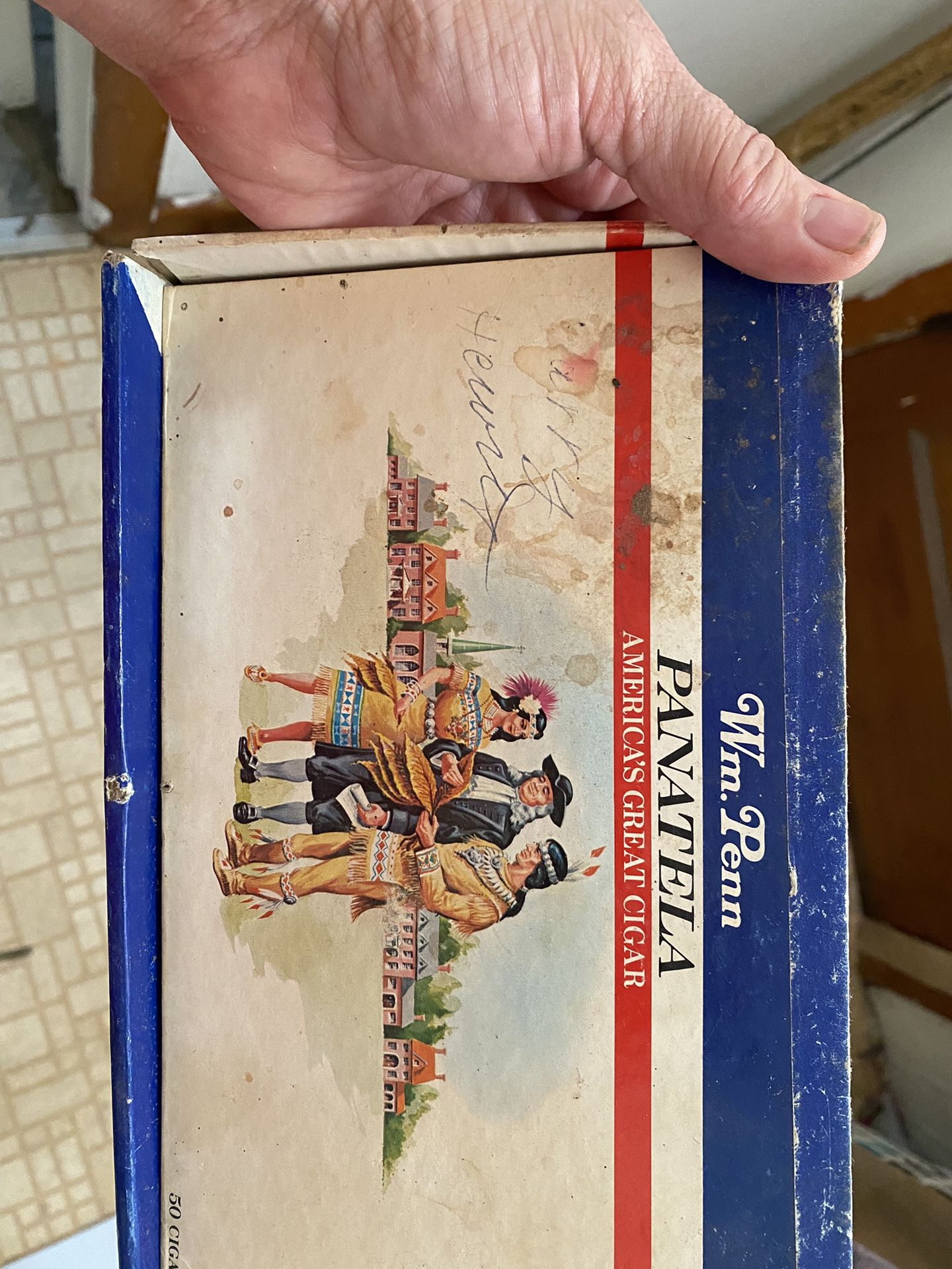 1970 Vintage Cigar Box