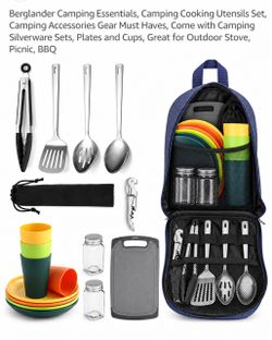 $20 heavy duty Camping Cooking Utensils Set