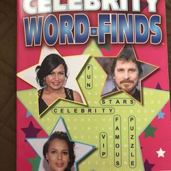 New Word Search Book Celebrity Word Finds 