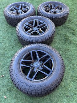 Chevy Silverado trail boss rims and tires wheels and tires