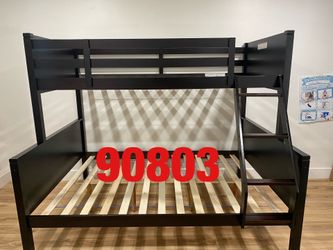 Twin/full $350 for bunk bed only. $550 with mattresses. Available in espresso and white  Assembly required. Assembly not included. Cash upon delivery 