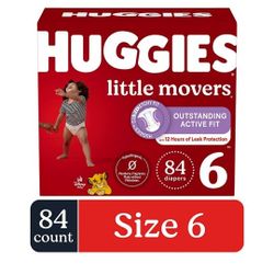 Size 6 Huggies $40 