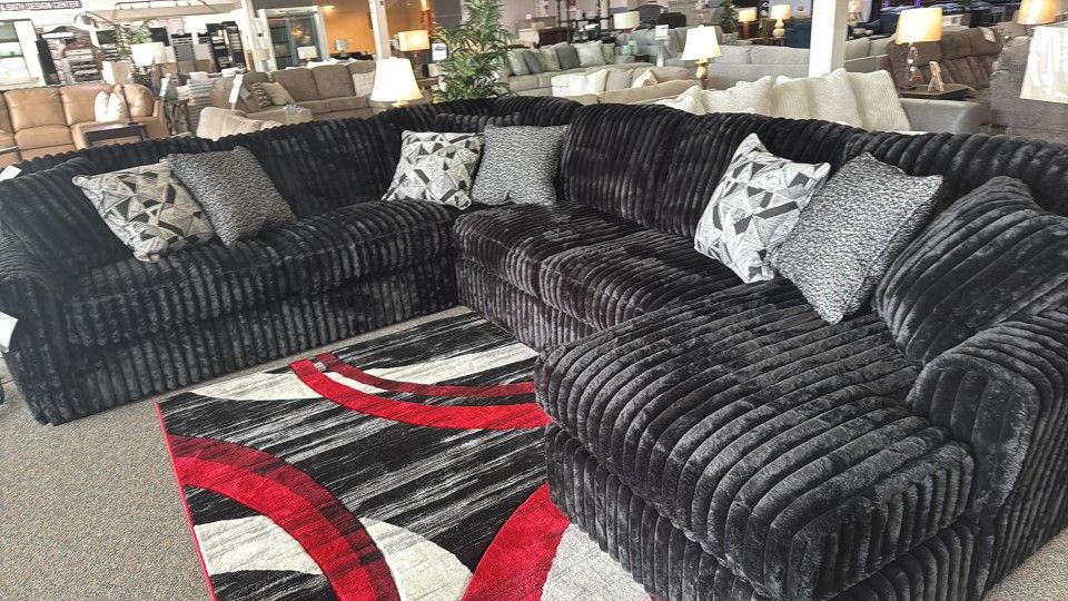 AP🎉 Best Model Super Comfortable Sectional Couch With Chaise// Fast Delivery Financing