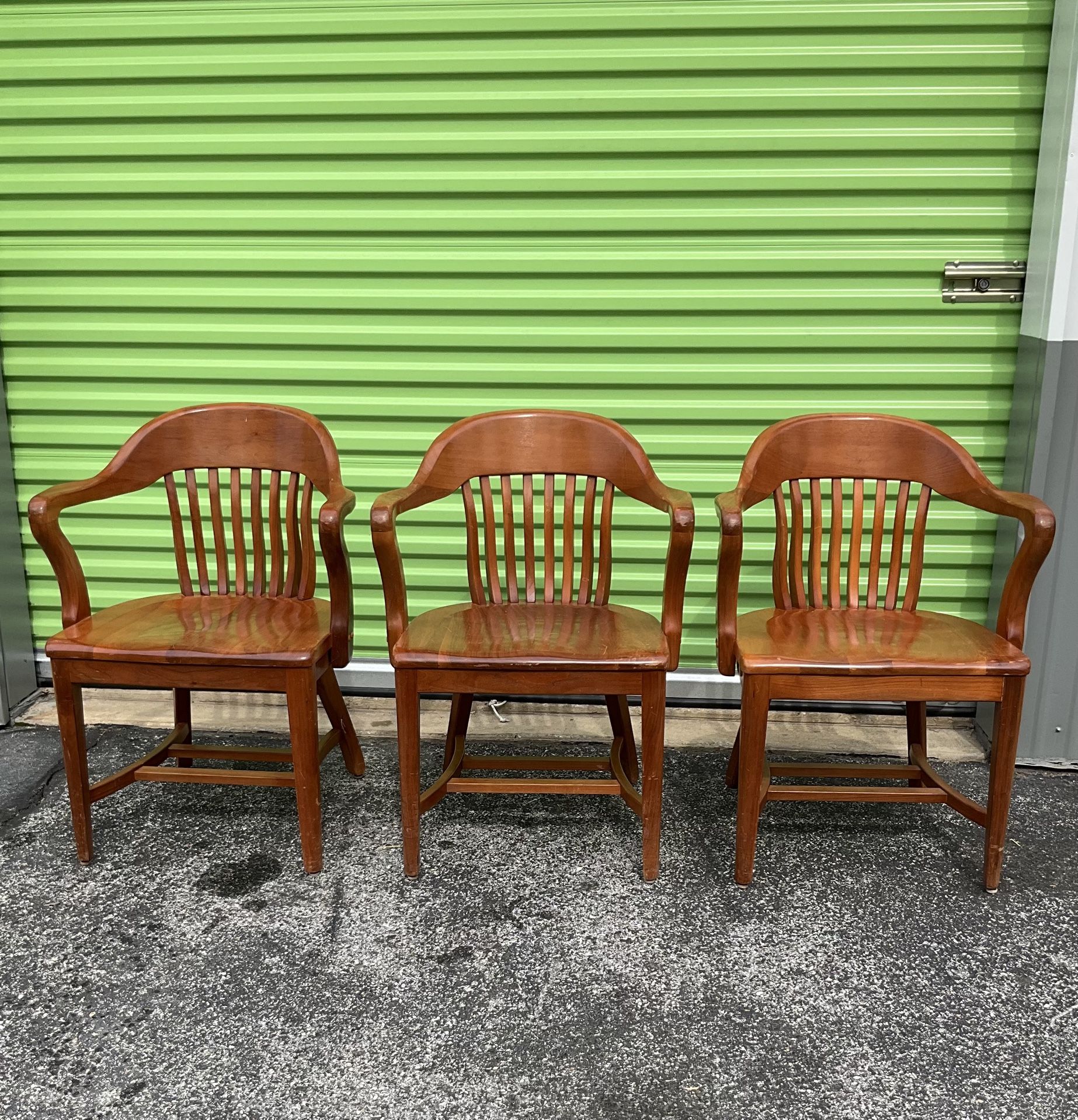 Solid Wooden First Coastal Banker’s Chairs By Arrington Commercial Interiors