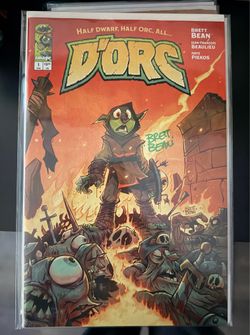 Dorc 1 First Print Signed Brett Bean Image Comics