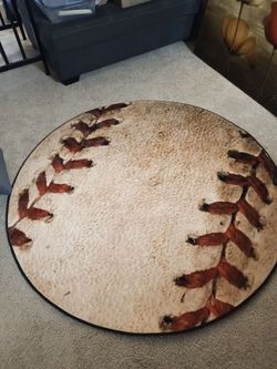 Round area rug for kids room