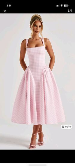 New pink dress medium large