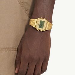 Timex x MM6 Maison Margiela T80 Ring Watch Gold Digital Unisex Size M/L