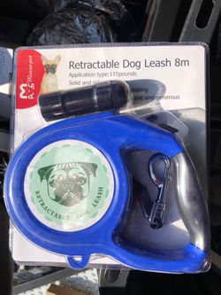 Retractable dog leash 8m