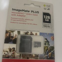 Image mate Plus SanDisk 128gb MicroSDXC UHS-l Card