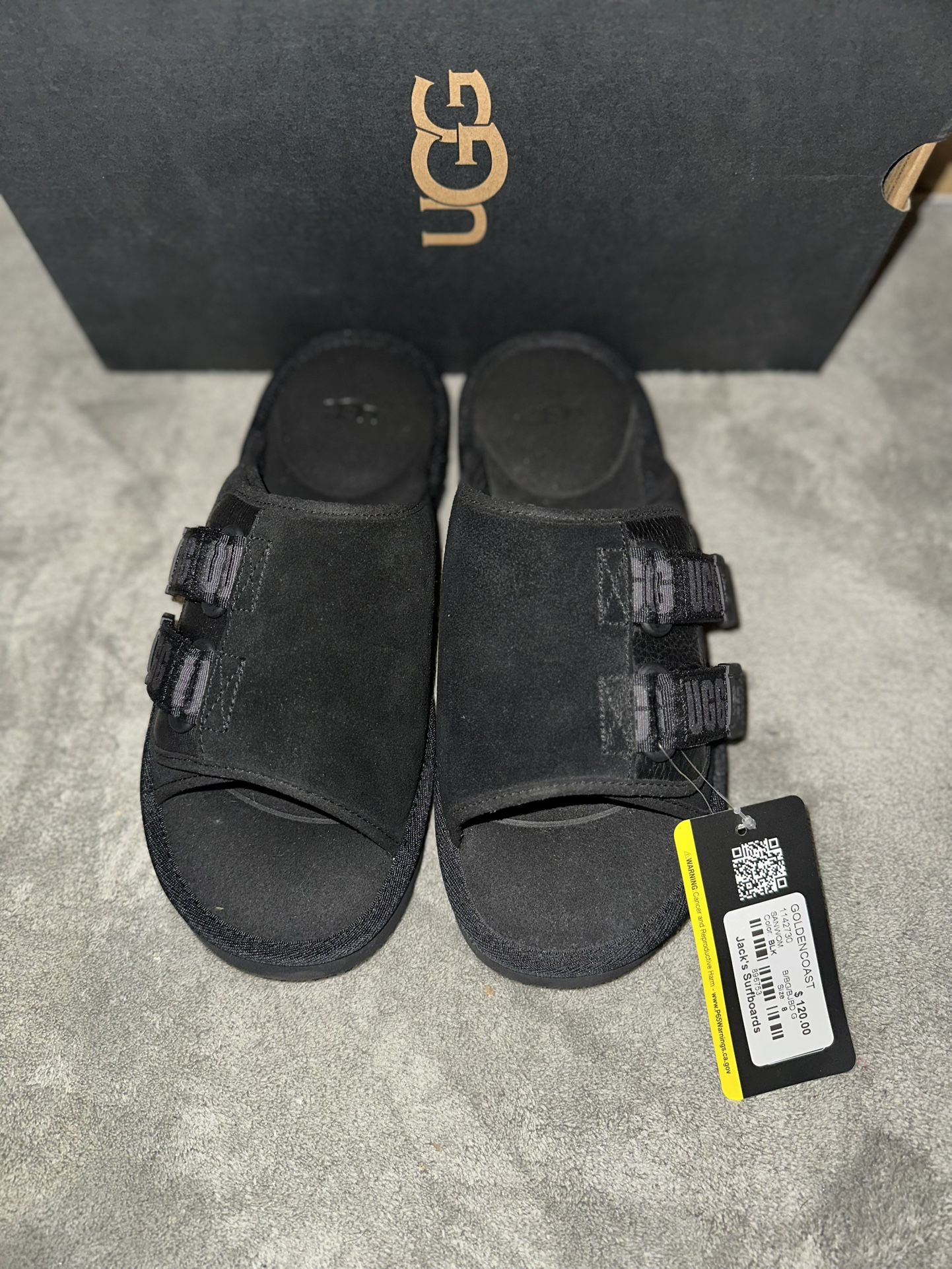 UGG GOLDENCOAST MEN’S STRAP SLIDE SANDALS