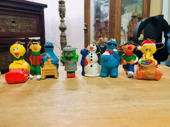 Sesame Street Muppets Vintage Ceramic Ornaments
