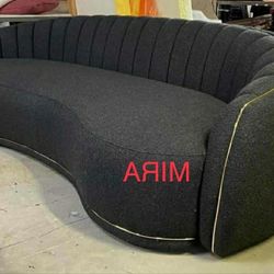 Linda Black Sofa And Loveseat /FREE DELIVERY 