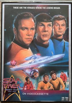 Star Trek poster ‘86 - framed