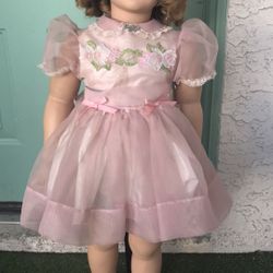 Vintage 36" SHIRLEY TEMPLE Doll Danbury Mint Playpal Co