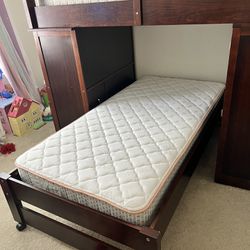 Solid Wood bunk Beds Cherry Stained