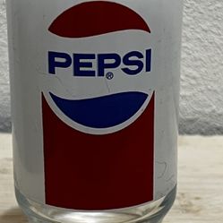 Vintage Pepsi Drinking Glass Cup 