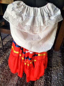 Dress / Costume girls folklorico